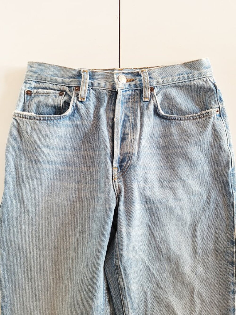 ReDone Light Blue Wide Jeans - Size 27 - Picture 3 of 10